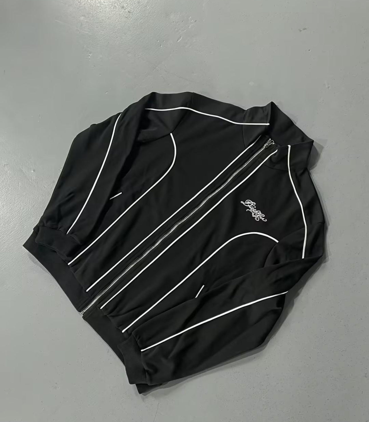 Black Sport Tracksuit 12/1 Oberteil
